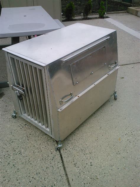 ross metal works dog boxes|Stainless vs. aluminum dog box .